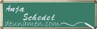 Anja Schedel Visitenkarte